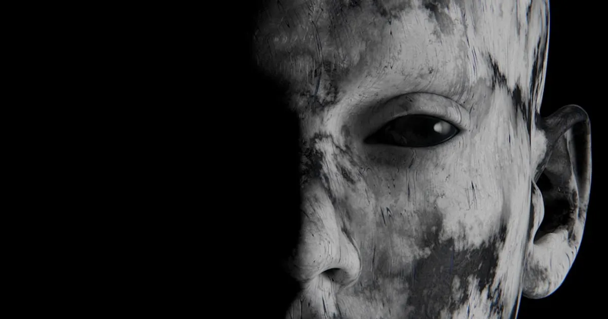 Pompeii's First AI Face: A Man Running for His Life